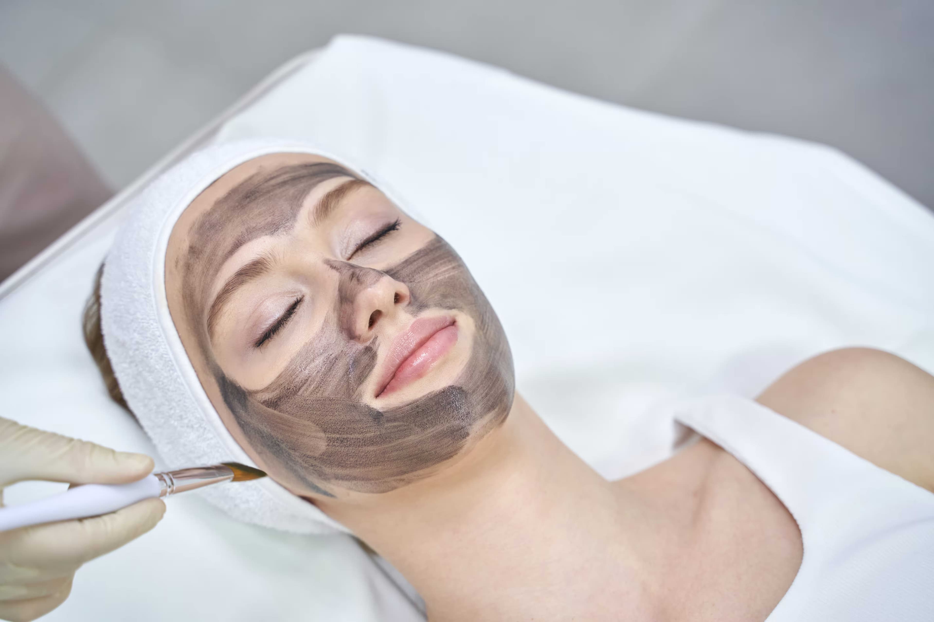 Carbon Laser Facial treatment steps at Beam & Bloom